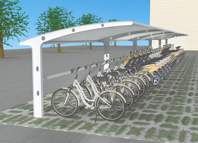 停車棚膜結構車棚